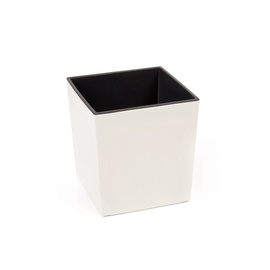 Lillepott 553, plastik, 300 mm, Ø 300 mm x 300 mm, kreemjasvalge