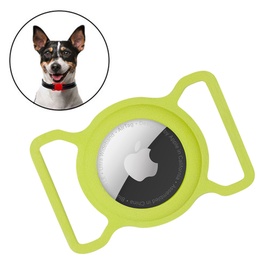 AirTag hoidja Hurtel Pet Collar Loop Case, roheline