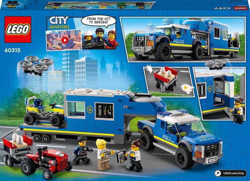 Konstruktors LEGO® City Policijas mobilais komandcentrs 60315