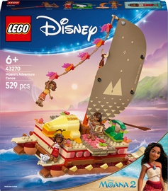 Konstruktors LEGO® Disney Princess Vaianas piedzīvojumu kanoe 43270 , 529 gab.