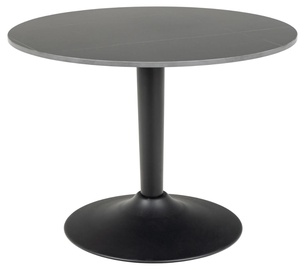 Kafijas galdiņš Malta, melna, 60 cm x 60 cm x 45 cm