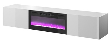 TV-laud Cama Meble Slide, hõbe, 200 cm x 40 cm x 37 cm