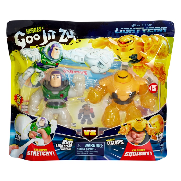 Komplekts Moose Toys Heroes Of Goo Jit Zu Lightyear Vs Cyclops 41420G, 2 gab.
