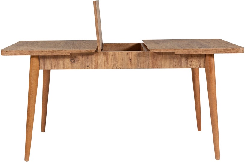 Ēdamistabas komplekts Kalune Design Vina 1070 - 4, zaļa/priedes
