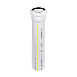Caurule iekšējai beztrokšņu kanalizācijai Magnaplast, Skolan, PP, 58 mm, 0.5 m