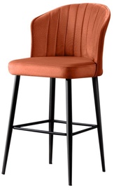Барный стул Kalune Design Rubi 107BCK1157, черный/медный, 42 см x 52 см x 97 см, 2 шт.