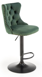 Bāra krēsls H117, tumši zaļa, 52 cm x 47 cm x 96 - 118 cm