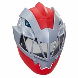 Maska Hasbro Dino Fury Red Ranger Electronic Mask F2281, sarkana/pelēka