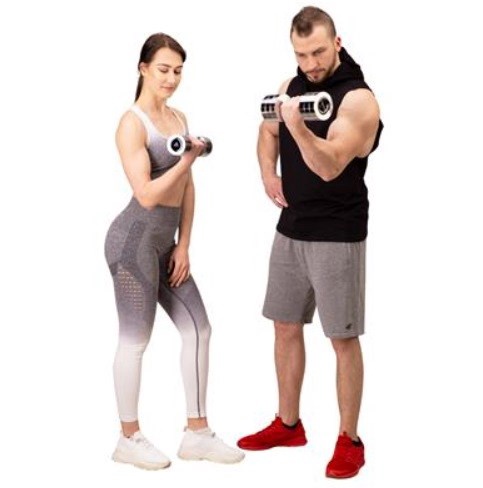 Raskuste komplekt HMS Chrome Dumbbells, 9 kg x 2 tk