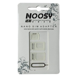 Adapteris Noosy 3in1, balta