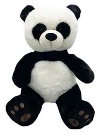 Mīkstā rotaļlieta Tulilo Panda Wanda, melna, 35 cm