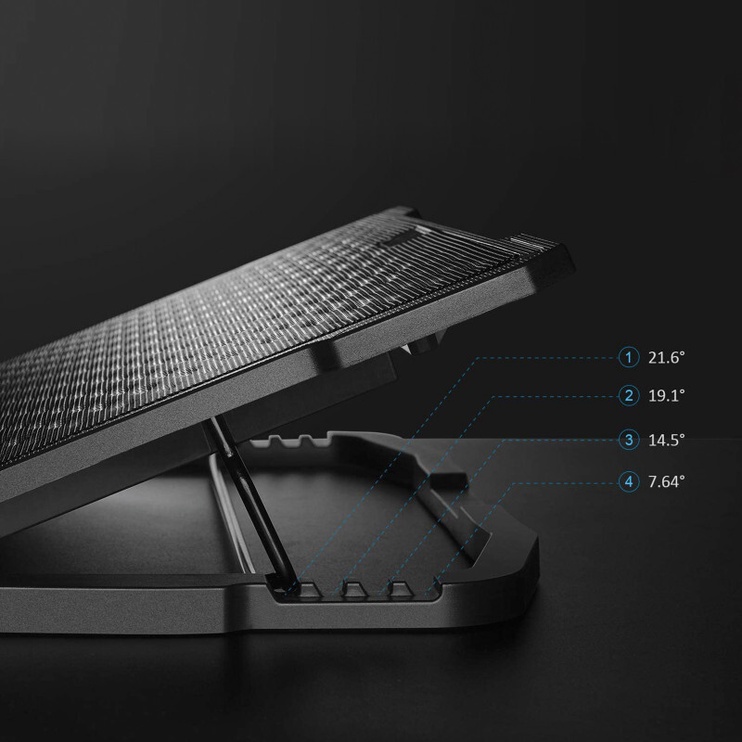 Вентилятор ноутбука Platinet PCLP5FB, 41.5 см x 29.5 см x 2.7 см