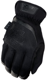 Darba cimdi pirkstaiņi Mechanix Wear FastFit Covert FFTAB-55-008, ādas imitācija, melna, S, 2 gab.