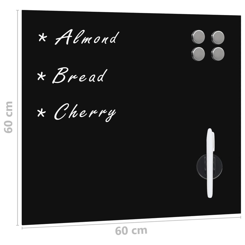 Магнитная стеклянная доска VLX Magnetic Board, 60 см x 60 см