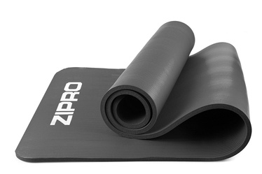 Коврик для фитнеса и йоги Zipro Training Mat NBR, серый, 180 см x 60 см x 1 см