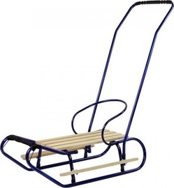 Nööriga kelk Lean Sport L-13366-0, sinine/pruun, 83 cm x 38 cm
