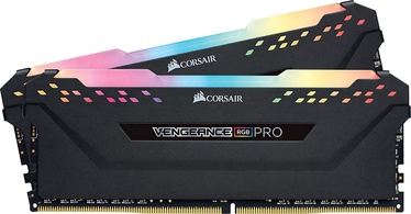 Operatīvā atmiņa (RAM) Corsair Vengeance RGB Pro Black, DDR4, 32 GB, 3000 MHz