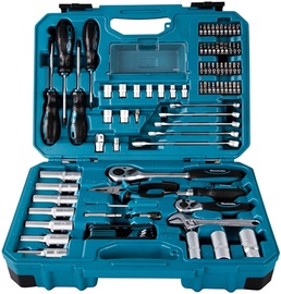 Įrankių rinkinys Makita Tool Set E-08458, 87 vnt.