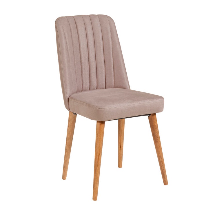 Ēdamistabas komplekts Kalune Design Vina, priedes/gaiši rozā