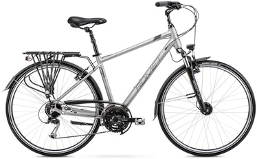 Велосипед туристический Romet Wagant 5, 28 ″, 21" (52.07 cm) рама, серебристый/графитовый
