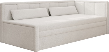Diivanvoodi Fulgeo Royal 01, valge, vasak, 82 x 214 cm x 77 cm