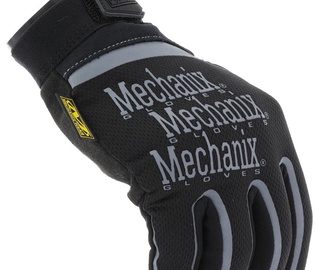 Cimdi pirkstaiņi Mechanix Wear H15-05-009, ādas imitācija, melna/pelēka, M