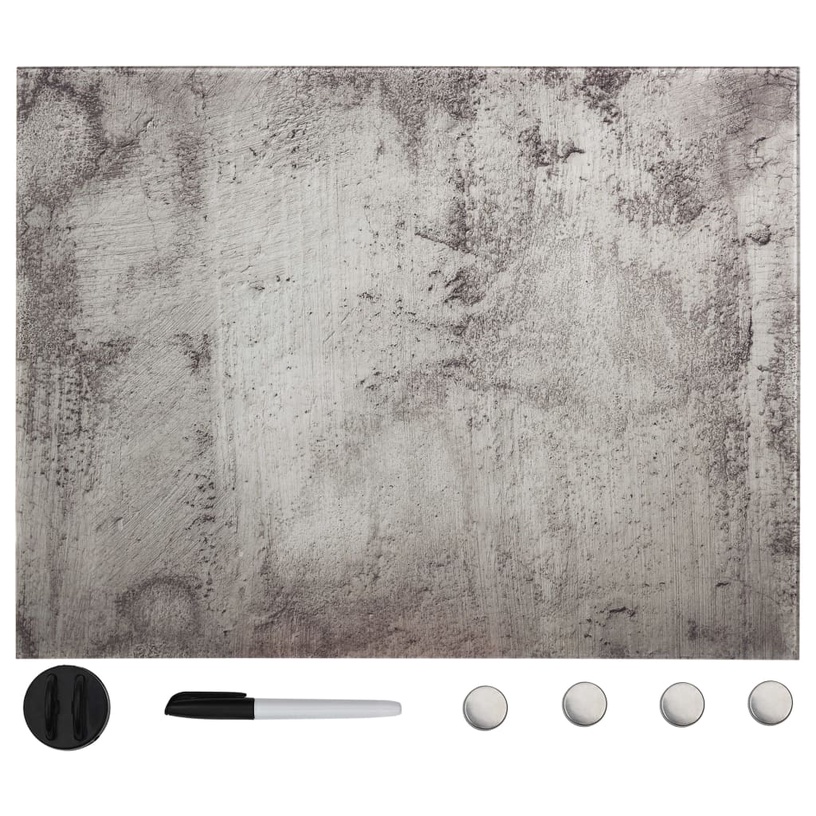 Магнитная стеклянная доска VLX Magnetic Board, 80 см x 60 см