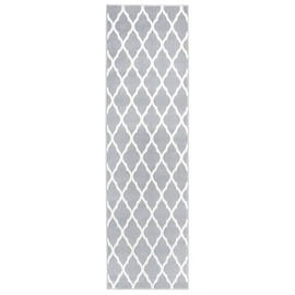 Ковровая дорожка VLX Runner Rug BCF, белый/серый, 4500 мм x 1000 мм