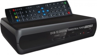 Digitaalne vastuvõtja New Digital T2 265 HD, 15 cm x 9.8 cm x 3.6 cm, must