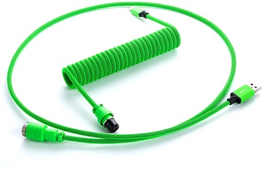 Кабели для клавиатуры Cablemod Pro Coiled Keyboard Cable USB-C / USB Typ-A 150cm, зеленый