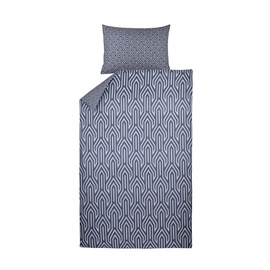Комплект постельного белья Domoletti, синий/серый, 140x200 cm