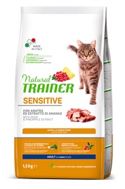 Сухой корм для кошек Natural Trainer Sensitive Duck, мясо утки, 1.5 кг
