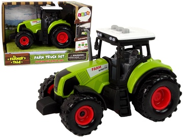 Rotaļu traktors Lean Toys A Farmers Tale 15216, melna/zaļa