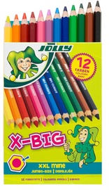 Spalvotieji pieštukai Jolly X-BIG, 12 vnt.