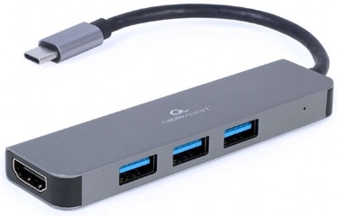 USB-разветвитель Gembird USB Type-C Multi-Port Adapter, 9 см