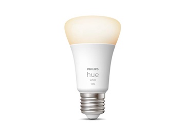 Светодиодная лампочка Philips Hue LED, теплый белый, E27, 9.5 Вт, 1055 лм