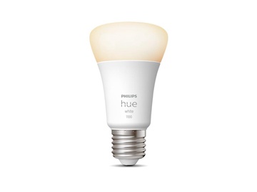 Лампочка Philips Hue LED, A60, теплый белый, E27, 9.5 Вт, 1055 лм