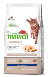 Сухой корм для кошек Natural Trainer Hairball Chicken, 1.5 кг