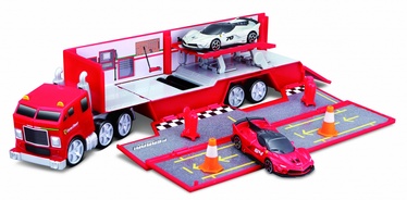 Transporta rotaļlietu komplekts Maisto Ferrari Evolution Hauler 12388, balta/sarkana