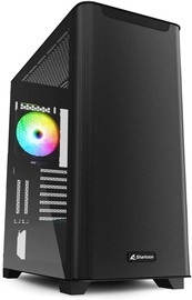 Kompiuterio korpusas Sharkoon M30 RGB, juoda