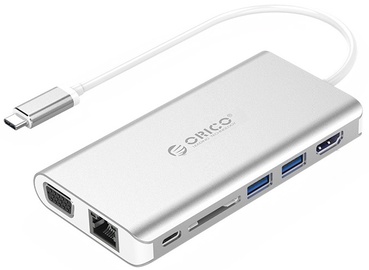 USB jaotur Extra Digital XC-304, hõbe, 0.15 m