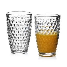 Glāžu komplekts Mondex Elise Dots HTID8931, stikls, 0.38 l, 6 gab.