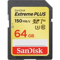 Mälukaart SanDisk Extreme Plus 64GB SDXC UHS-I Class 10