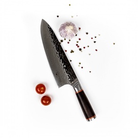 Кухонный нож Katanaimi Barbarian, 330 мм, универсальный, нержавеющая сталь/дерево
