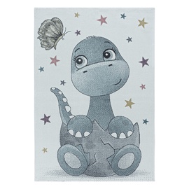 Ковер комнатные Ayyildiz Funny Dino Baby 2002902106, синий/белый/многоцветный, 290 см x 200 см
