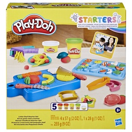 Набор пластилина Play-Doh Little Chef Starter Set F6904, многоцветный