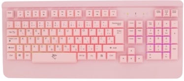 Клавиатура White Shark Mikasa EN, розовый