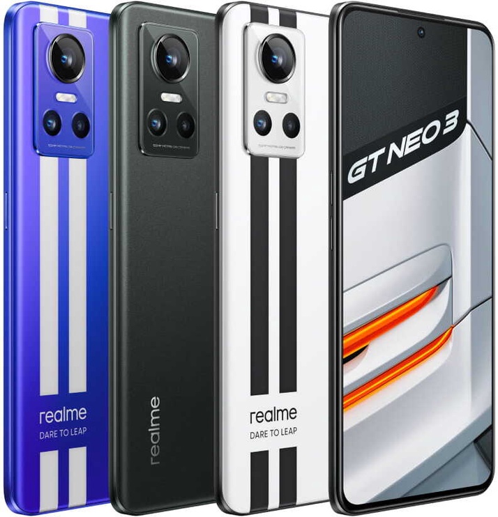 Мобильный телефон Realme GT Neo 3, белый, 12GB/256GB