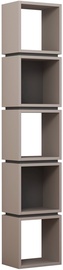 Полка Kalune Design Multi 855DTE3711, антрацитовый/светло-коричневый, 22 см x 32 см x 167 см