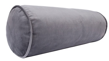 Декоративная подушка Home4you Velvet P0007316, серый, 500 мм x 180 мм